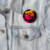 Pop Art Jack JFK John F. Kennedy Ronde Button 5,7 Cm (In situ)