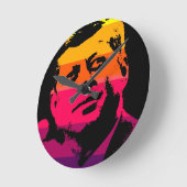 Pop Art Jack JFK John F. Kennedy Ronde Klok (Hoek)