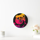 Pop Art Jack JFK John F. Kennedy Ronde Klok (Huis)