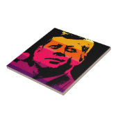 Pop Art Jack JFK John F. Kennedy Tegeltje (Zijkant)
