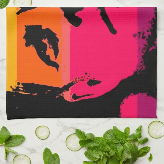 Pop Art Jack JFK John F. Kennedy Theedoek (Gevouwen)