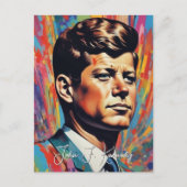 Pop Art Jack JFK John F. Kennedy Uitnodiging Briefkaart (Voorkant)