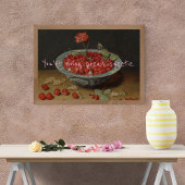 Pop Art Je doet geweldig Sweetie Berry Poster