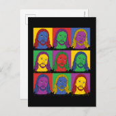 Pop Art Jesus Briefkaart (Voorkant / Achterkant)