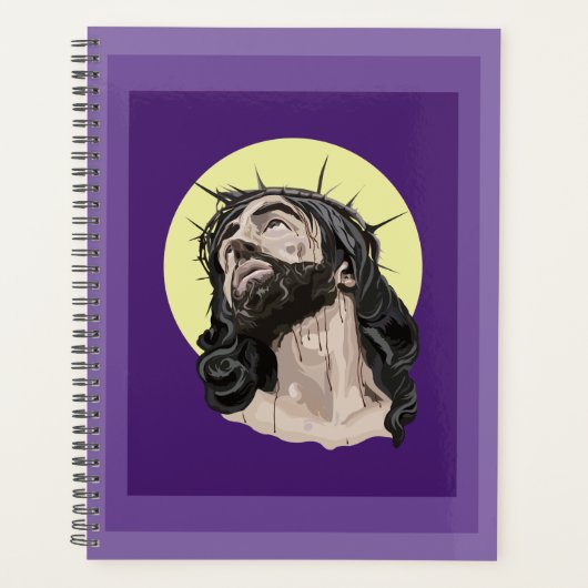 Pop Art Jesus Christ Custom Planner - Agenda Crist (Voorkant)