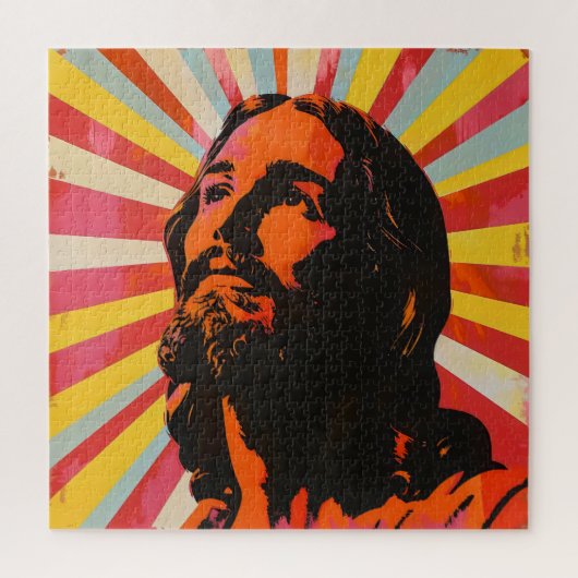 Pop Art Jesus Christ Legpuzzel (Verticaal)