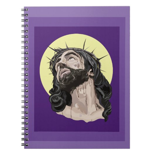 Pop Art Jesus Christ Spiral Notebook - Libreta Cri Notitieboek (Voorkant)