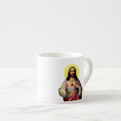 Pop Art Jesus Christus Espresso Kop (Voorkant rechts)