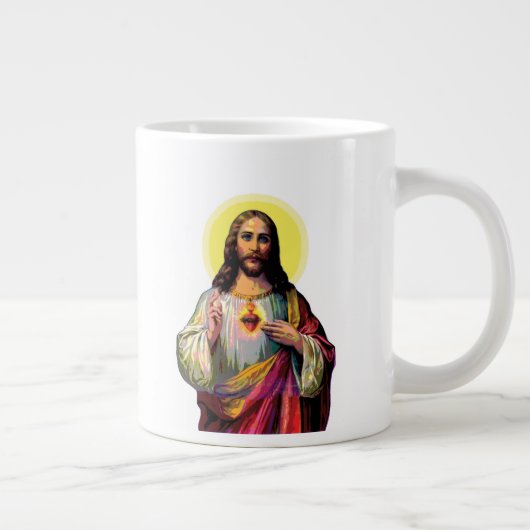 Pop Art Jesus Christus Grote Koffiekop (Rechts)