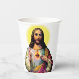 Pop Art Jesus Christus Papieren Bekers