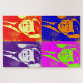 Pop Art JFK John F. Kennedy Legpuzzel (Horizontaal)