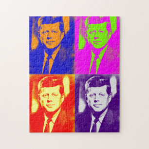 Pop Art JFK John F. Kennedy Legpuzzel