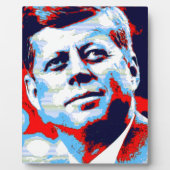Pop Art JFK John F. Kennedy Red Blue Fotoplaat (Voorkant)