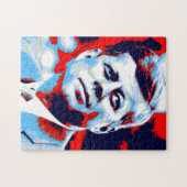 Pop Art JFK John F. Kennedy Red Blue Legpuzzel (Horizontaal)