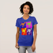 Pop Art JFK John F. Kennedy T-shirt (Voorkant volledig)