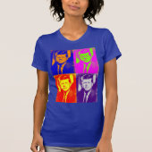 Pop Art JFK John F. Kennedy T-shirt (Voorkant)