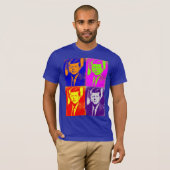 Pop Art JFK John F. Kennedy T-shirt (Voorkant volledig)