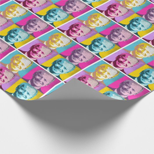 Pop Art Joe Biden Cadeaupapier (Hoek)