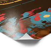 Pop Art: Just Married Retro Foto Afdruk (Hoek)