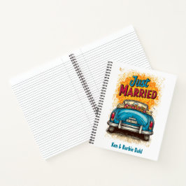 Pop Art "Just Married" Spiral Notitieboek