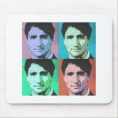 Pop Art Justin Trudeau - Volledige grootte 2-.png Muismat (Voorkant)