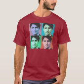 Pop Art Justin Trudeau - Volledige grootte 2-.png T-shirt (Voorkant)