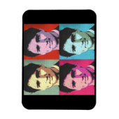 Pop Art Justin Trudeau - Volledige grootte -.png Magneet (Verticaal)