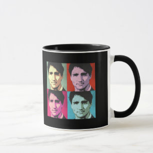 Pop Art Justin Trudeau - Volledige grootte -.png Mok