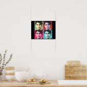 Pop Art Justin Trudeau - Volledige grootte -.png Poster (Keuken)