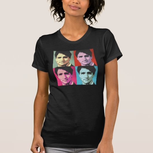 Pop Art Justin Trudeau - Volledige grootte -.png T-shirt (Voorkant)
