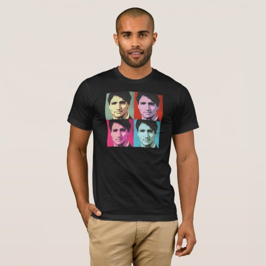 Pop Art Justin Trudeau - Volledige grootte -.png T-shirt (Voorkant volledig)