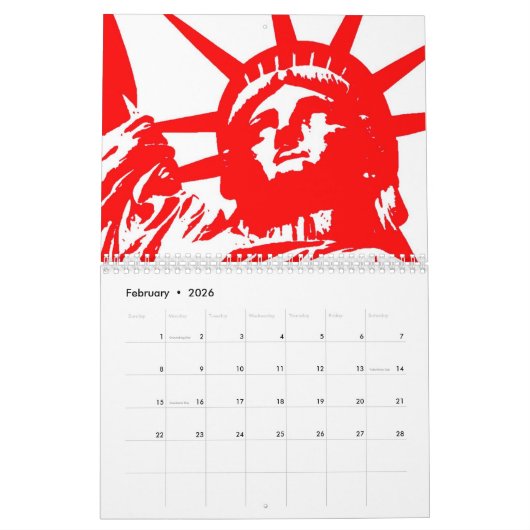 Pop Art Kalender (Feb 2026)