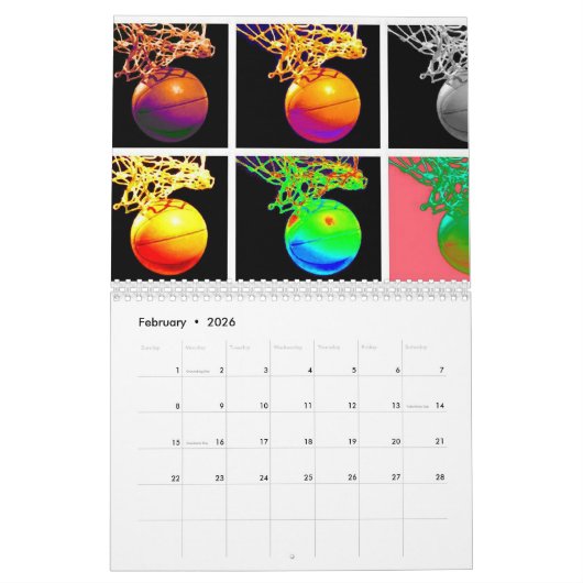 Pop Art Kalender (Feb 2026)