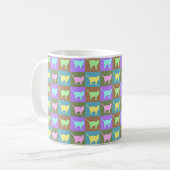Pop Art Katten Koffiemok (Voorkant links)