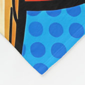 Pop Art Kebabexplosie Fleece Deken (Hoek)