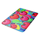 Pop Art Kersenexplosie Badmat (Gekanteld)