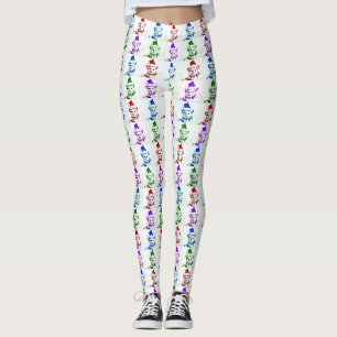 Pop Art kerstKat Leggings