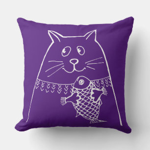 Pop Art Kitty Kussen