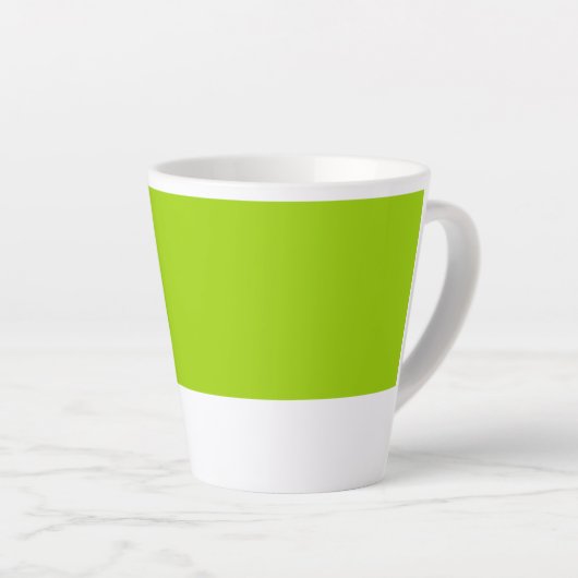 Pop Art Kiwi stijl Latte Mok (Rechterhoek)