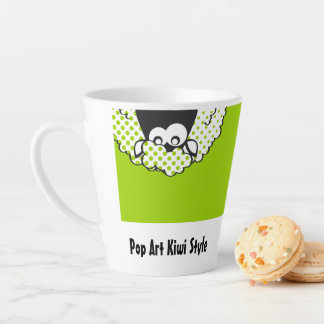 Pop Art Kiwi stijl Latte Mok