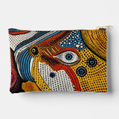Pop Art Kleurensplash Etui (Achterkant)