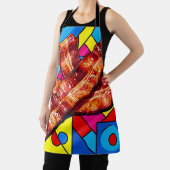 Pop Art Knapperige Bacon Schort (Insitu)