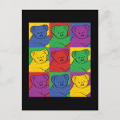 Pop Art Koala Briefkaart (Voorkant)