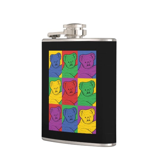 Pop Art Koala Heupfles (Links)