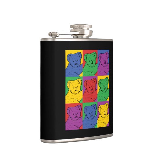 Pop Art Koala Heupfles (Rechts)
