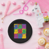 Pop Art Koala Papieren Bordje (Feest)