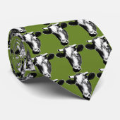 Pop Art Koe Stropdas (Opgerold)