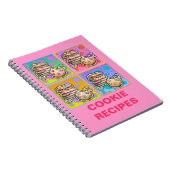 Pop Art Koekjes Recept Notitieboek (Rechterzijde)