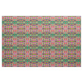 Pop-art koffie-microfoons stof (Yard (91,4 cm))