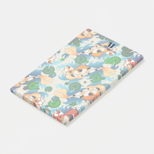 Pop Art Koi Fish Post-it® Notes (Schuin)